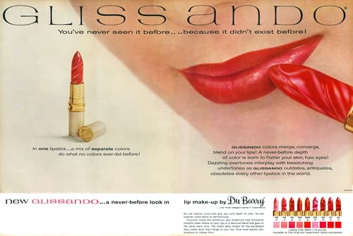 1964 Du Barry Glissando Lipsticks