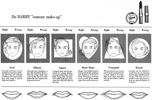 1959 Du Barry Contour make-up