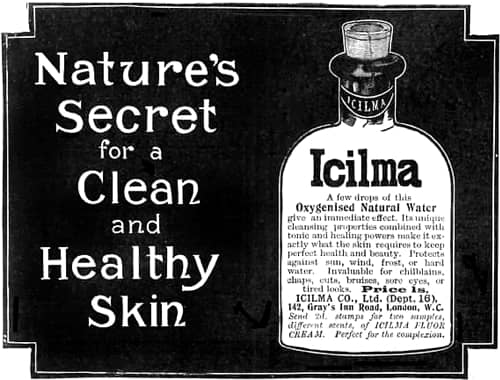 1905 Icilma Oxygenated Natural Water