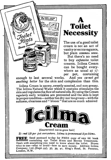 1916 Icilma Cream