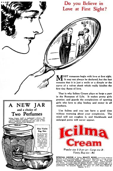 1925 Icilma Cream in a new jar