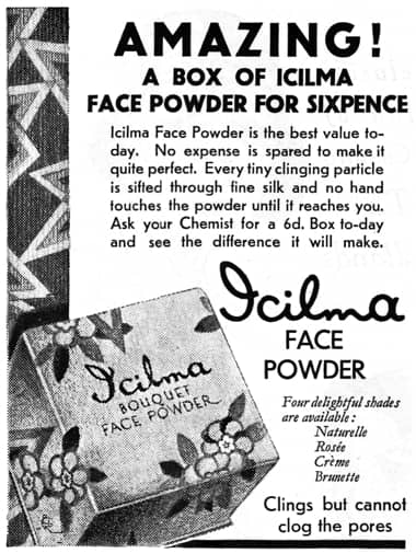 1931 Icilma Face Powder