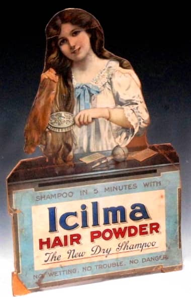 Display stand for Icilma Hair Powder