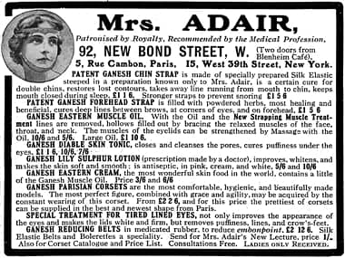 1906 Eleanor Adair products