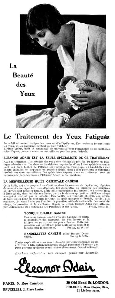 1929 Adair eye treatment