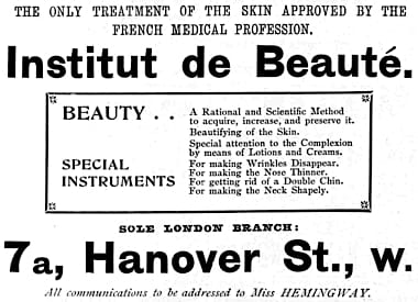 1902 Institut de Beaute London