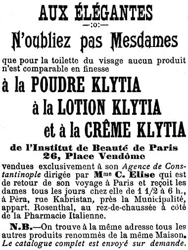 1908 Institut de Beaute