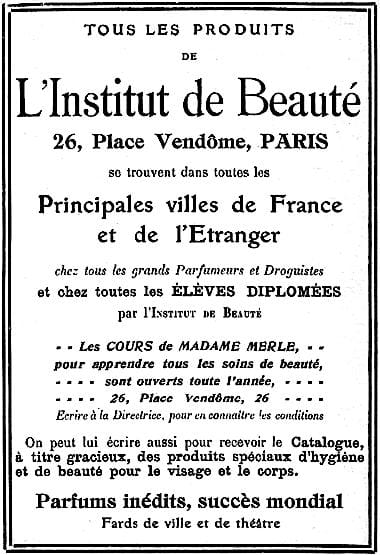 1913 Institut de Beaute