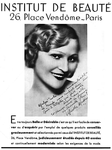 1933 Institut de Beaute