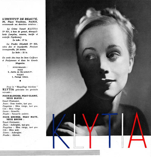 1939 Klytia Maquillage Tricolore