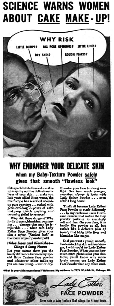 1944 Lady Esther Face Powder