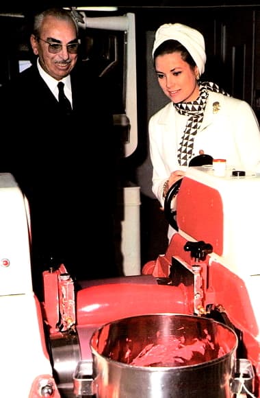 1967 Princess Grace tour of the Lancaster factory