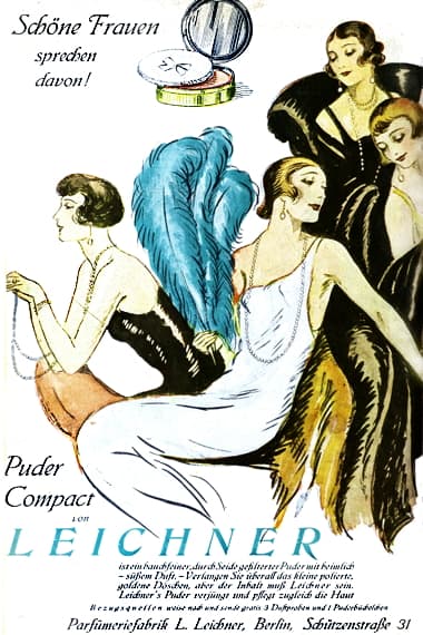 1925 Leichner Powder Compacts