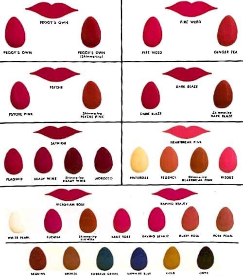 Peggy Sage Shade Chart