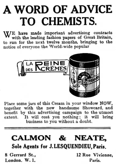 1920 La Reine des Cremes