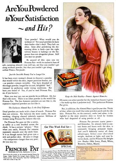 1928 Princess Pat Face Powder