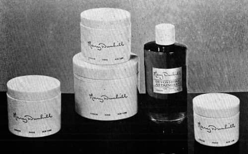 1934 Mary Dunhill skin-care