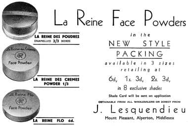1934 La Reine Face Powders