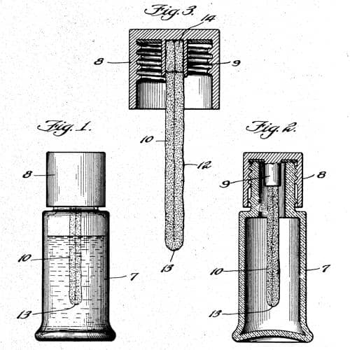 1939 Patent designs used for the Liptone applicator
