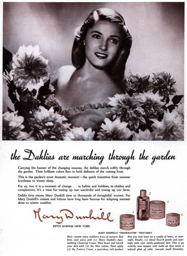1943 Mary Dunhill cosmetics