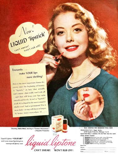 1948 Princess Pat Liquid Liptone