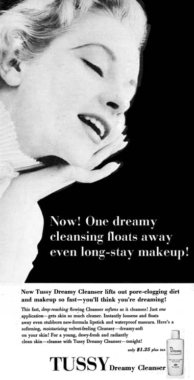 1956 Tussy Dreamy Cleanser