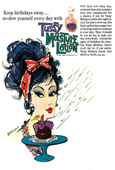 1961 Tussy Moisture Lotion