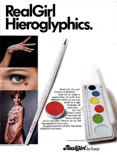 1967 Tussy Real Girl Heiroglyphics