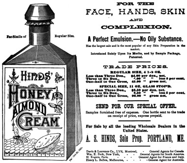 1892 Hinds Honey and Almond Cream