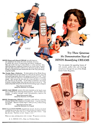 1922 Hinds cosmetics