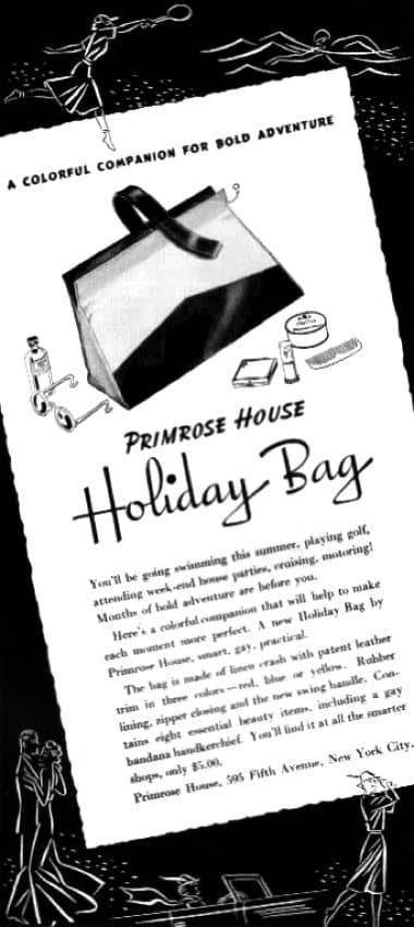 1937 Primrose House Holiday Bag
