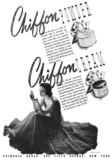 1937 Primrose House Chiffon Powder and Chiffon Cream