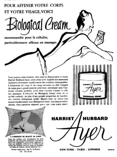 1955 Harriet Hubbard Ayer Biologicals
