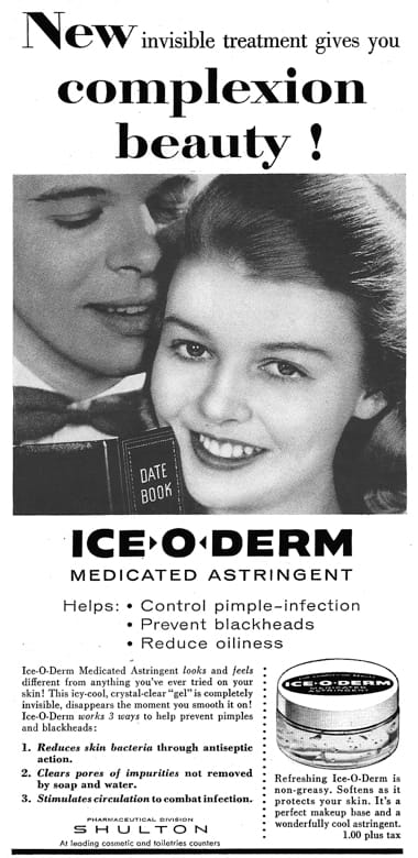 1959 Shulton Ice-O-Derm Medicated Astringent