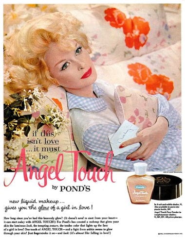 1960 Ponds Angel Touch Liquid Make-up and Powder