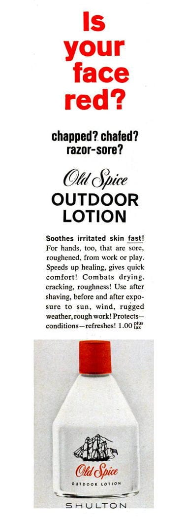 1962 Shulton Old Spice Outdoor Lotion