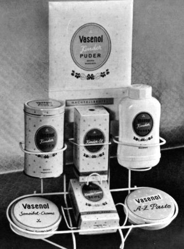 1962 Vasenol product range