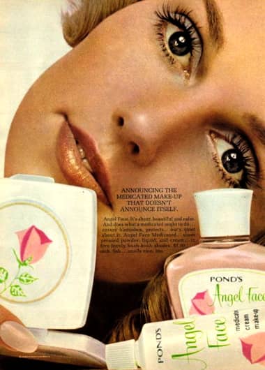 1968 Ponds Angel Face medicated make-up