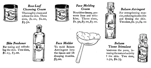 Face molding cosmetics