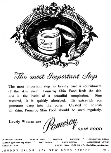 1949 Pomeroy Skin Food