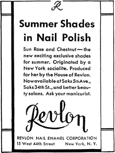 1935 Revlon Nail polish