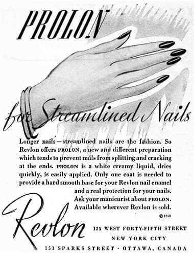 1938 Revlon Prolon