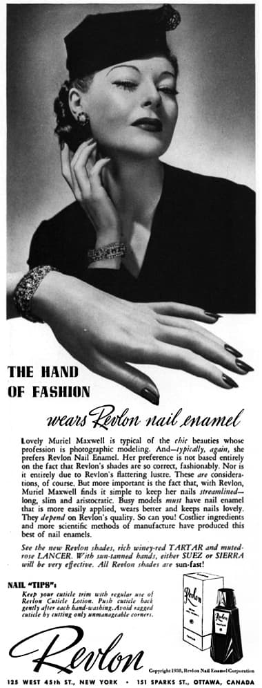 1938 Revlon Nail Enamel