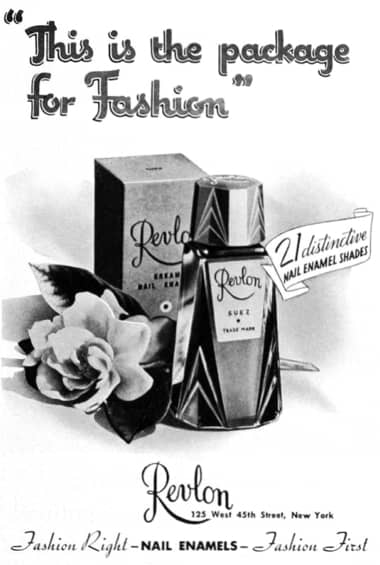 1938 Revlon Nail Enamels