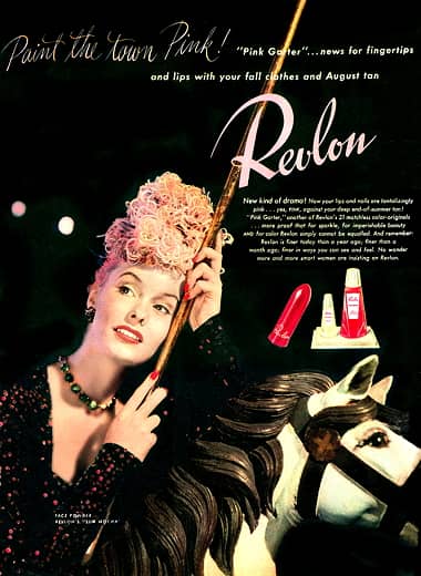 1944 Revlon Paint the Town Pink