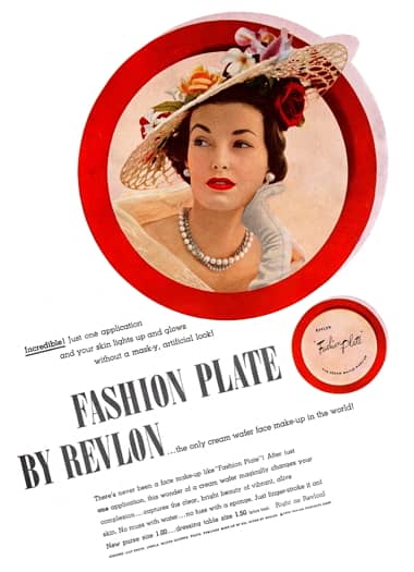 1949 Revlon Fashion Plate