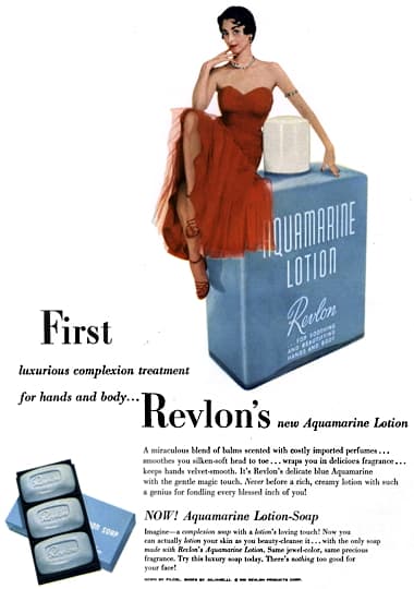1951 Revlon Aquamarine Lotion