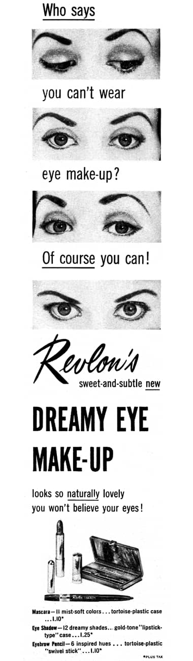 1952 Revlon Dreamy Eye Make-up