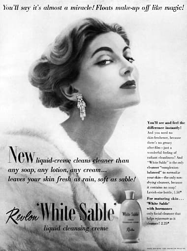 1952 Revlon White Sable