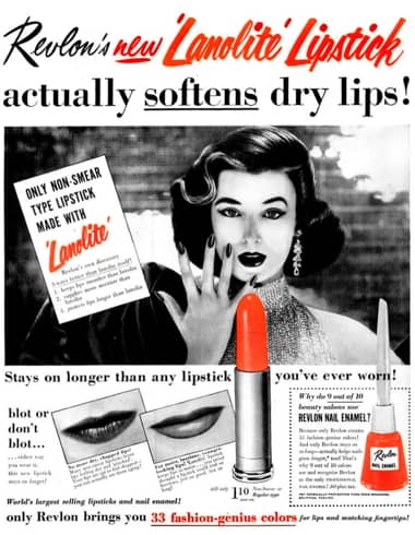 1954 Revlon Lanolite Lipstick
